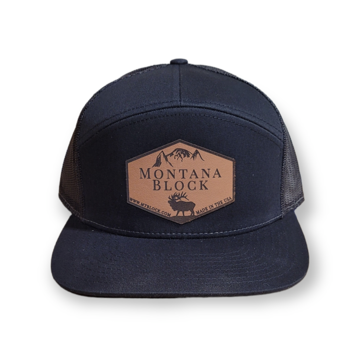 Hat - 7 Panel Flat Bill